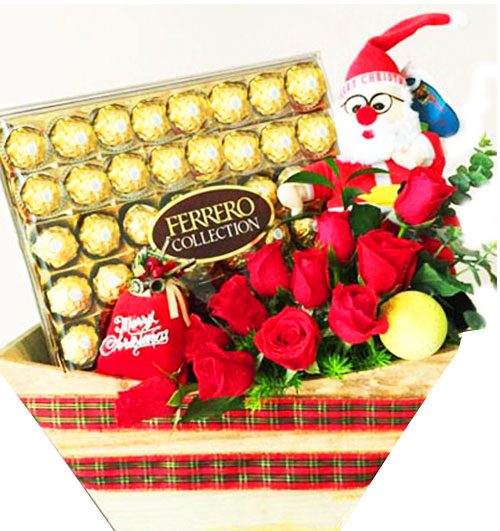 christmas flower chocolate 02