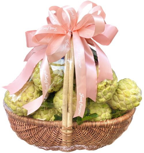 fresh custard apple basket