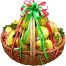 fresh pears basket