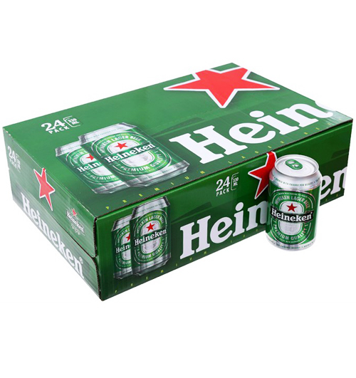 heineken beer 24 cans box