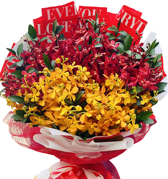rainbow flower