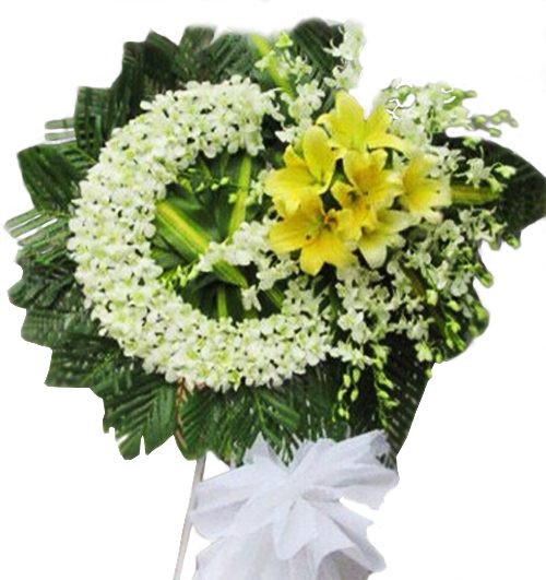Sympathy Flower Standing Spray 14