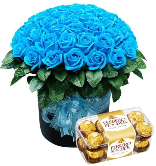 chocolate waxed roses 03