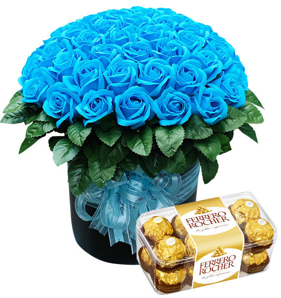 chocolate waxed roses 03