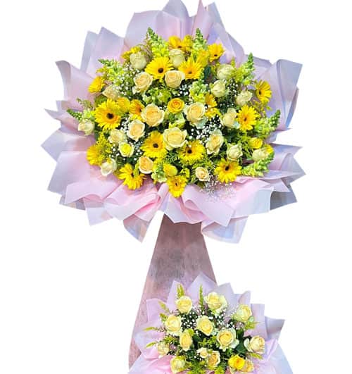 congratulations standing flower 12