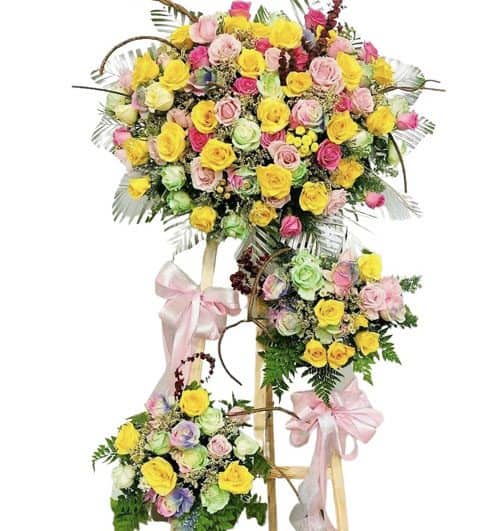 congratulations standing flower 16
