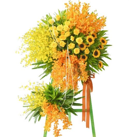 congratulations standing flower 23
