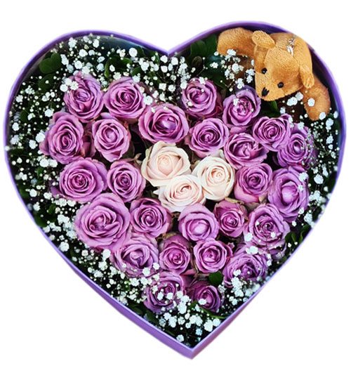 heart box flower 3