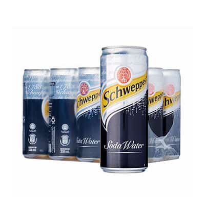 schweppes soda water 24 lon