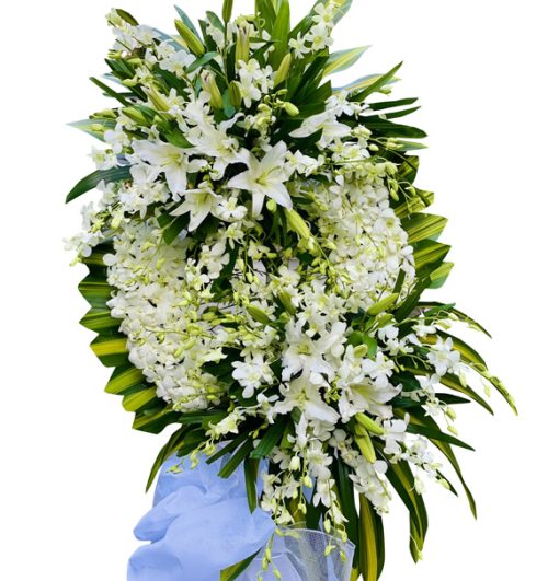 sympathy flower standing spray 01