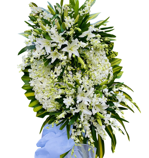 sympathy flower standing spray 01