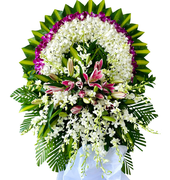 sympathy flower standing spray 03