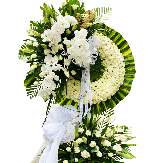 sympathy flower standing spray 07