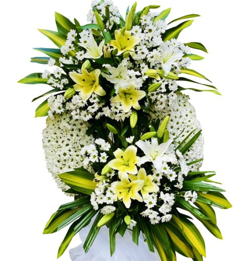 sympathy flower standing spray 12