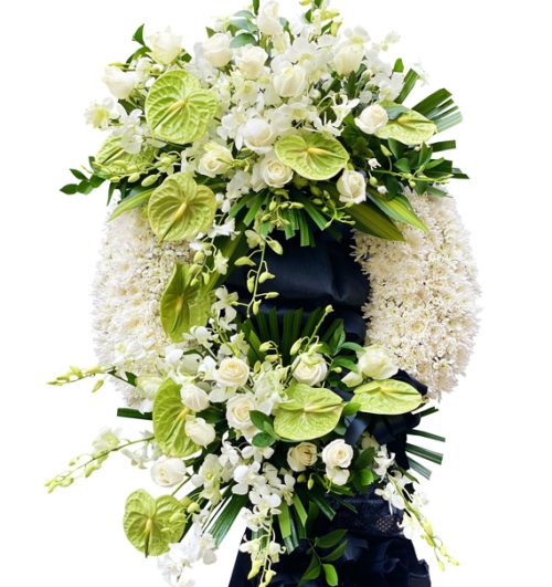 sympathy flower standing spray 26