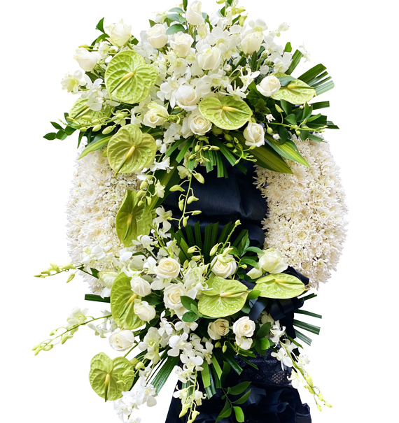 sympathy flower standing spray 26