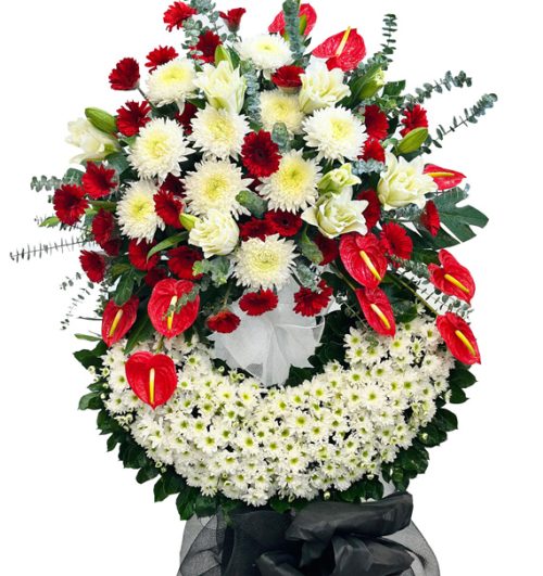 sympathy flower standing spray 27