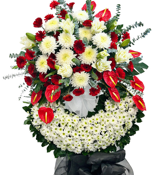 sympathy flower standing spray 27