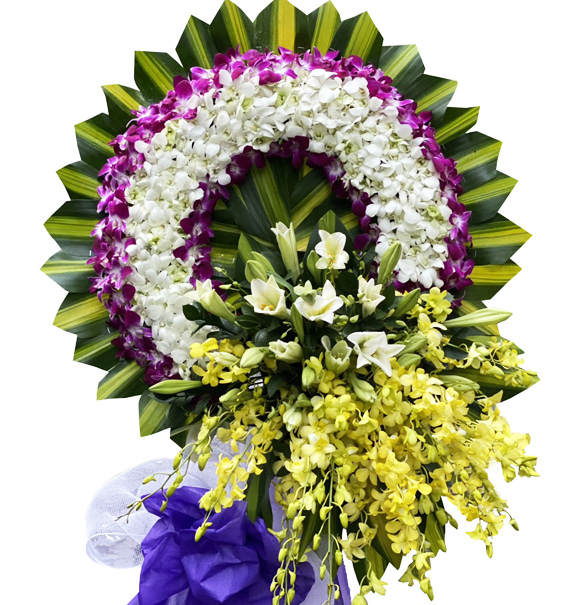 sympathy flower standing spray 5
