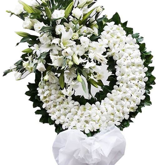 sympathy flower standing spray saigonflowers 13