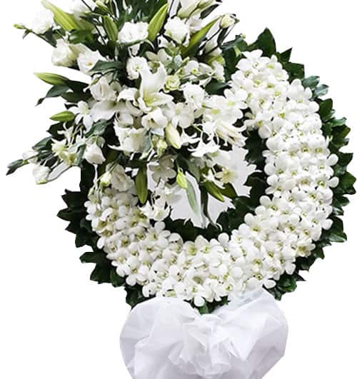 sympathy flower standing spray saigonflowers 13