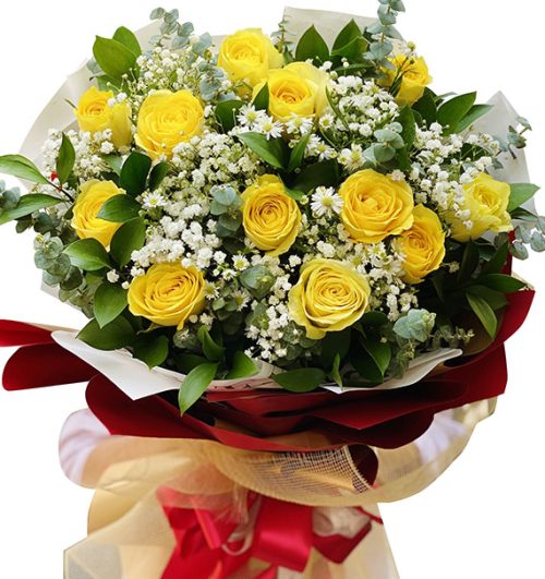 12 yellow roses mothers day vietnam
