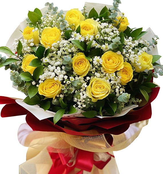 12 yellow roses mothers day vietnam