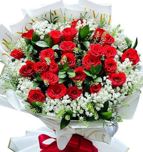24 red roses mothers day vietnam