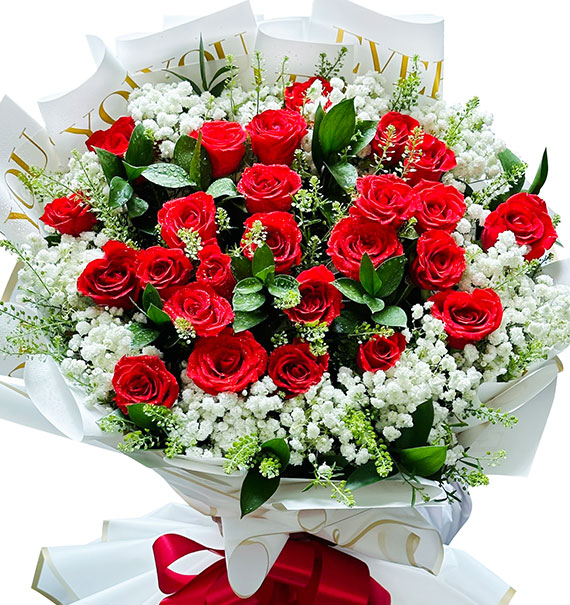 24 red roses mothers day vietnam