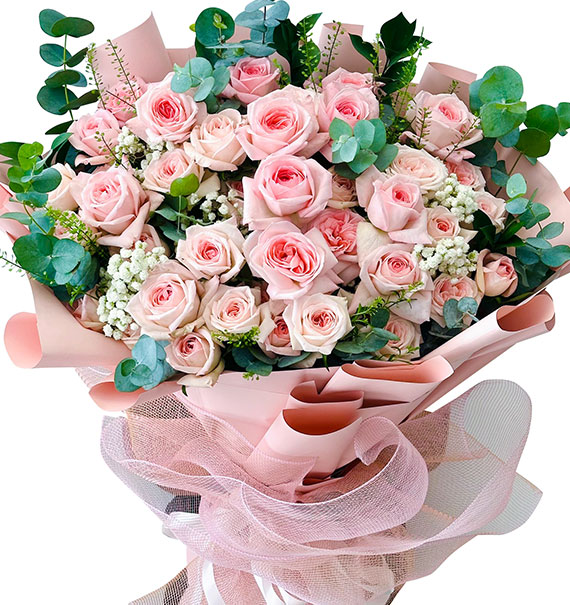 36 peach roses mothers day vietnam