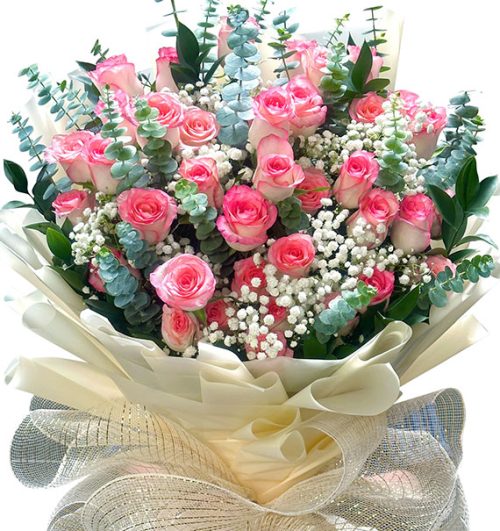 36 pink roses mothers day vietnam
