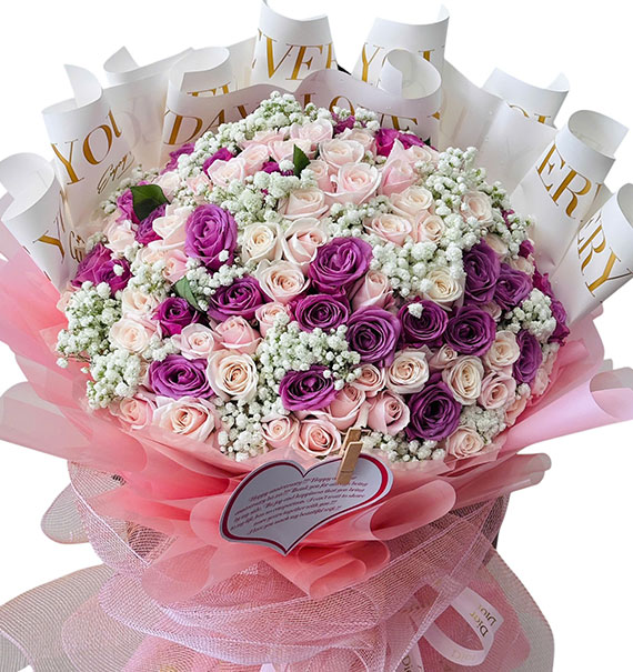 99 mixed roses mothers day vietnam