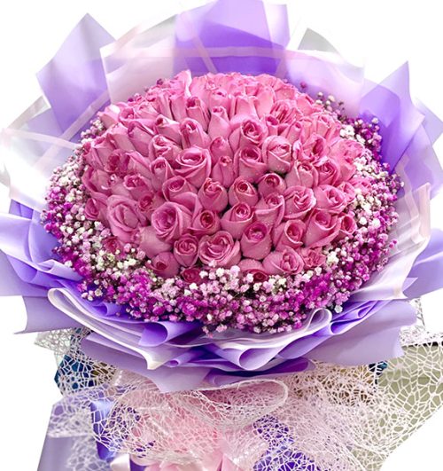 99 pink roses mothers day vietnam