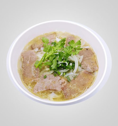 noodle soup with well done beef pho 2000
