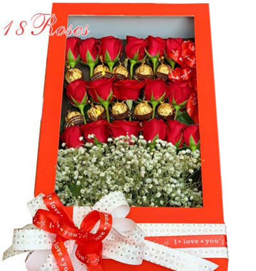 special flowers box and chocolate 03 500x531