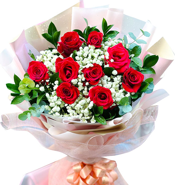 i always beside you roses bouquet