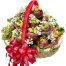 fresh mangosteens basket