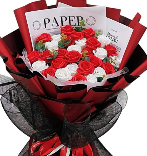 waxed roses for mom 07