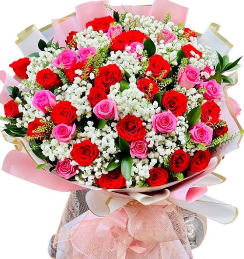 36 mixed roses mothers day vietnam