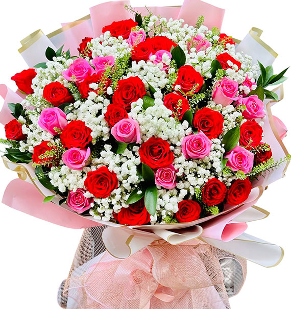 36 mixed roses mothers day vietnam