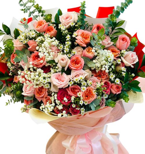 48 mixed roses mothers day vietnam