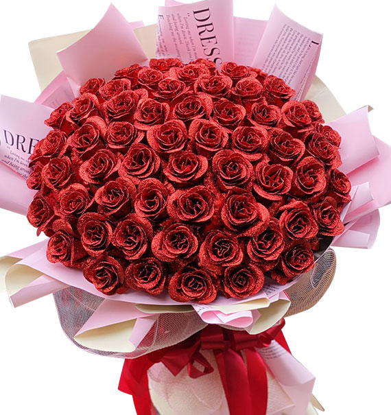 waxed roses for mom 01