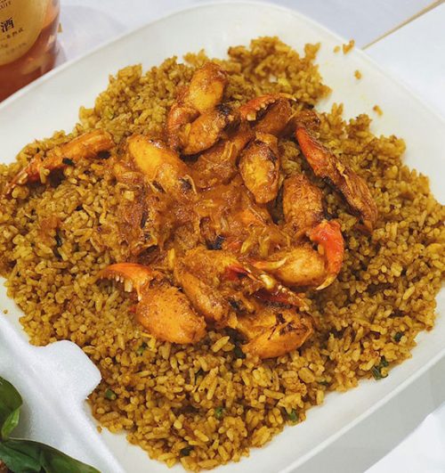curry crab fried rice vietnam