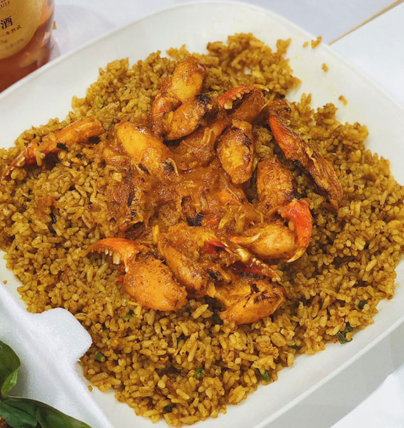 curry crab fried rice vietnam