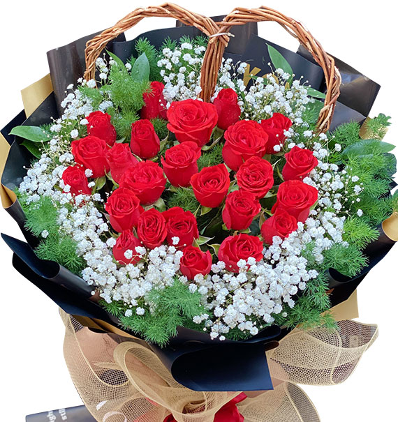 24 red roses valentine vietnam 03a