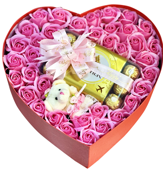 waxed roses and chocolate 4