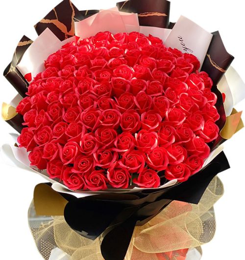 waxed roses for mom 02