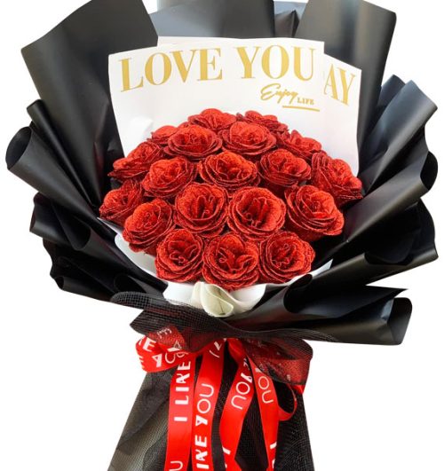 waxed roses for mom 03