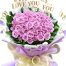 48 purple roses mothers day vietnam