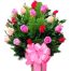 24 mixed roses in vase 500x531